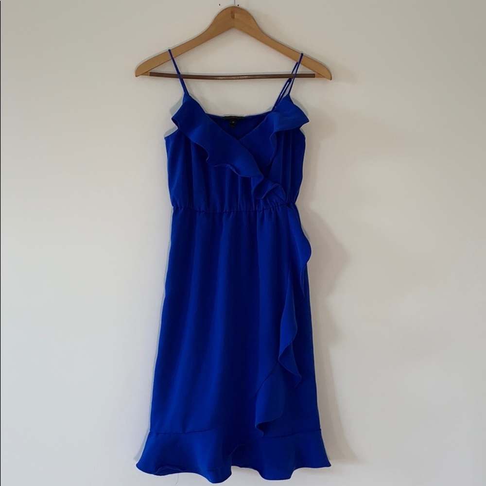 JCrew gently used royal blue baby doll dress